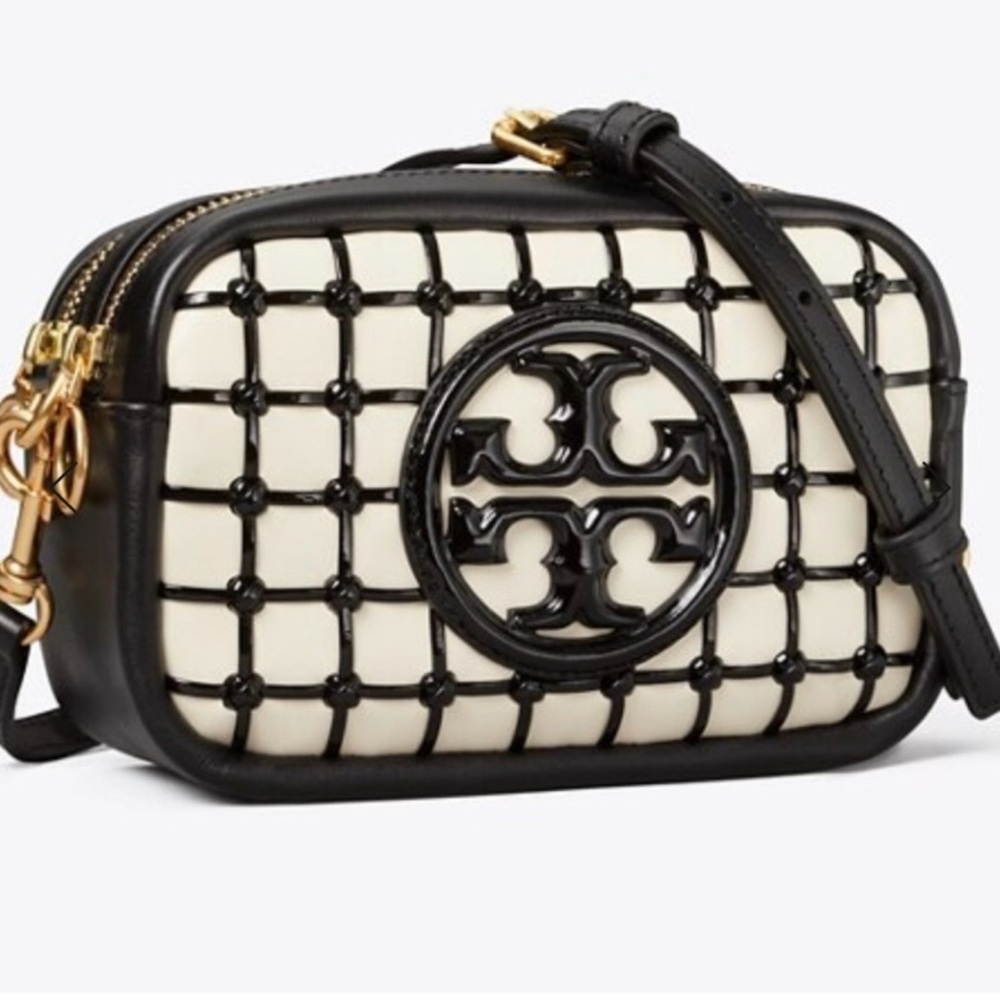 Rare Find | Tory Burch | Bombe Perry Patent Whipstitch Mini